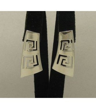 E000137 STERLING SILVER EARRINGS PLAIN SOLID 925 FRENCH CLIP