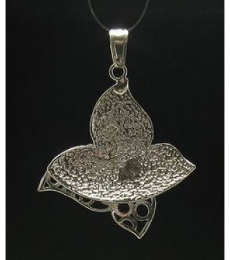 PE000574 Sterling silver pendant butterfly solid 925