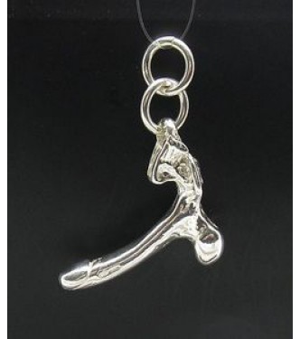 PE000518 Stylish Sterling silver pendant charm"Mr Big Penis" 925 solid