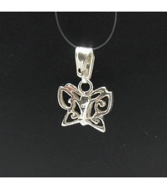 PE000462 Stylish Sterling silver pendant 925 solid charm butterfly