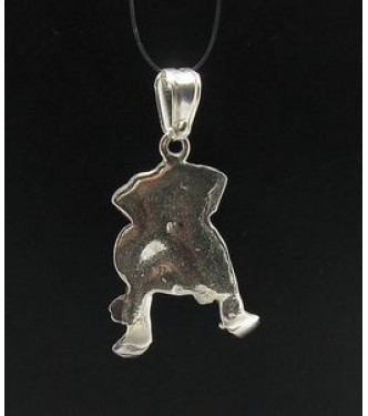 PE000499 Stylish Sterling silver pendant 925 solid charm dog