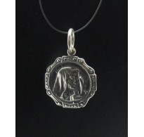 PE000501 Stylish Sterling silver pendant 925 solid Mother of God charm