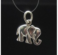 PE000461 Stylish Sterling silver pendant 925 solid charm elephant