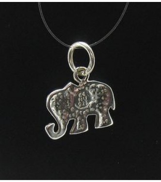 PE000461 Stylish Sterling silver pendant 925 solid charm elephant