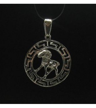 STERLING SILVER PENDANT CHARM ZODIAC SIGN ARIES 925 NEW