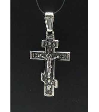 PE000225 Stylish Sterling silver pendant 925 cross orthodox quality solid
