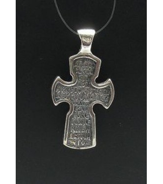 PE000474 Stylish Sterling silver pendant 925 solid orthodox cross
