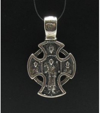 STERLING SILVER PENDANT CROSS  ORTHODOX 925 NEW