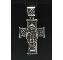 PE000228 Stylish Sterling silver pendant 925 cross orthodox handmade quality solid