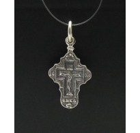 PE000481 Stylish Sterling silver pendant 925 solid orthodox cross
