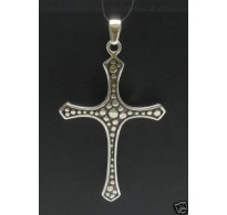 STERLING SILVER PENDANT CROSS OXIDIZED PERFECT QUALITY
