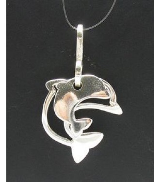 STERLING SILVER PENDANT DOLPHIN NEW 925 CHARM
