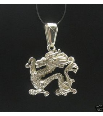 STERLING SILVER PENDANT DRAGON CHARM 925 NEW 3D QUALITY