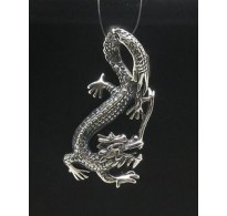 PE000630 Sterling silver pendant solid 925 Dragon