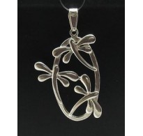 PE000469 Stylish Sterling silver pendant 925 solid dragonfly