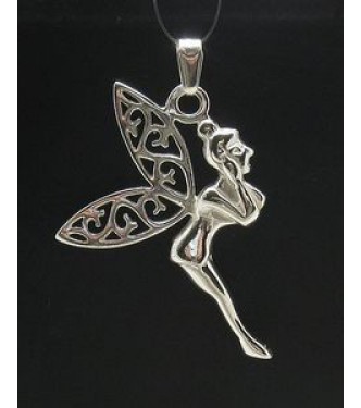 PE000628 Sterling silver pendant solid 925 Fairy
