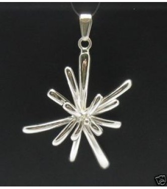 PE000332 Stylish Sterling silver pendant 925 solid Flower perfect quality