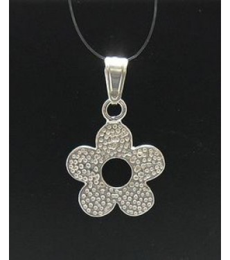 PE000418 Stylish Sterling silver pendant 925 solid flower