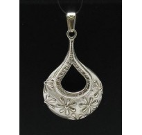 PE000433 Stylish Sterling silver pendant 925 solid flower