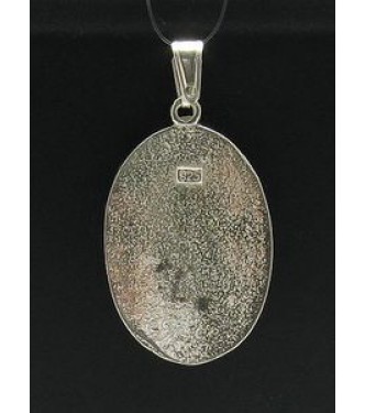 PE000423 Stylish Sterling silver pendant 925 solid huge flower handmade