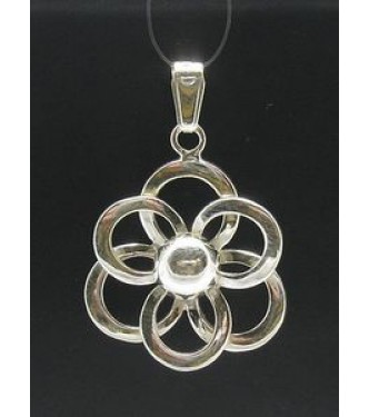 STERLING SILVER PENDANT FLOWER CHARM 925 NEW
