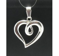 STERLING SILVER PENDANT HEART CHARM 925 NEW PERFECT