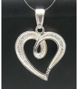 STERLING SILVER PENDANT HEART CHARM 925 NEW PERFECT
