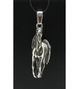 PE000475 Stylish Sterling silver pendant 925 solidhorse pegasus unicorn