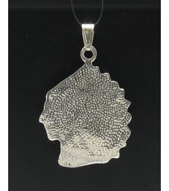 PE000435 Stylish Sterling silver pendant 925 solid indian head