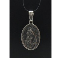 STERLING SILVER PENDANT MOTHER OF GOD ORTHODOX 925 NEW