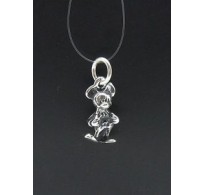 PE000482 Stylish Sterling silver pendant 925 solid mouse charm