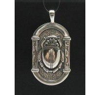 STERLING SILVER PENDANT SCARAB CHARM QUALITY 925 NEW