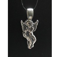 PE000678 Sterling silver pendant solid 925 Angel Wings