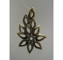 PE000787 Sterling Silver Pendant Solid 925 Flower