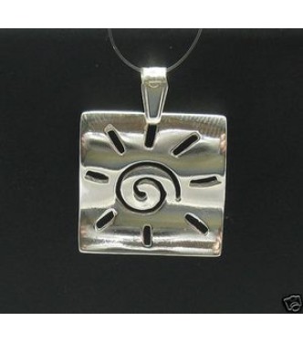 PE000210 Stylish Sterling silver pendant 925 Sun perfect quality solid