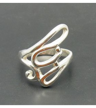 R000046 Stylish Sterling Silver Ring Genuine Stamped Solid 925 Empress Handmade