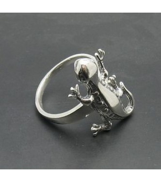 R000800 Stylish Sterling Silver Ring Solid 925 Salamander Perfect Quality Empress