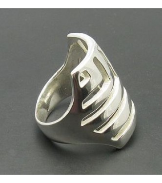 R000336 Stylish Sterling Silver Women's Ring Genuine Solid 925 Handmade Empress