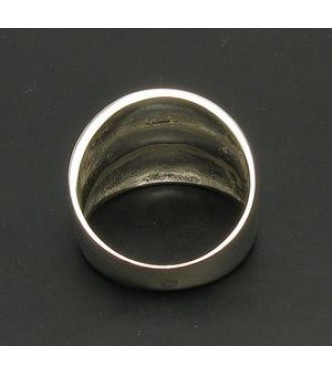 R000194 Stylish Genuine Sterling Silver Ring Hallmarked Solid 925 Nickel Free Handmade