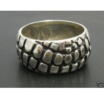 R000310 Sterling Silver Ring Stamped Genuine Solid 925 Band Tyre Nickel Free Empress