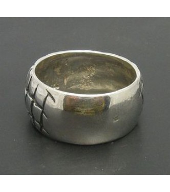 R000310 Sterling Silver Ring Stamped Genuine Solid 925 Band Tyre Nickel Free Empress