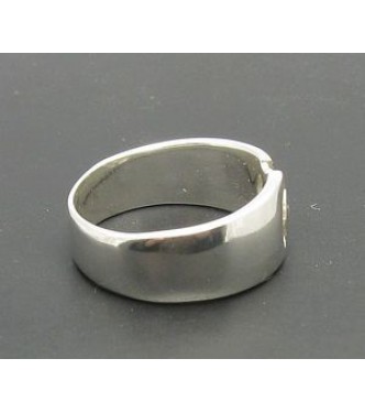 R000216 Sterling Silver Ring Spiral Band Stylish Genuine Solid 925 Nickel Free Handmade