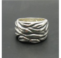 R000292 Genuine Stylish Sterling Silver Ring Stamped Solid 925 Handmade Empress