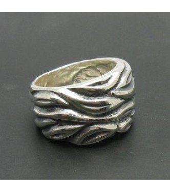 R000292 Genuine Stylish Sterling Silver Ring Stamped Solid 925 Handmade Empress