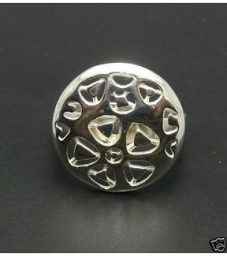 R000605 Sterling Silver Ring Genuine Hallmarked Solid 925 Flower Nickel Free Empress