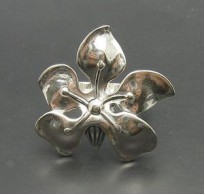 R000431 Handmade Sterling Silver Women's Ring Solid 925 Flower Perfect Quality Empress