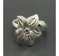 R000419 Genuine Stylish Sterling Silver Ring Stylish Solid 925 Flower Handmade Empress