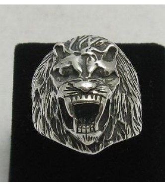 R000251 Sterling Silver Ring Lion Stamped Genuine Solid 925 Perfect Quality Empress