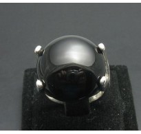 R000557 Sterling Silver Ring Solid 925 Black Onyx Handmade Perfect Quality Empress