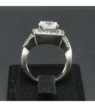 R000996 Genuine Sterling Silver Men's Ring Stamped Solid 925 CZ Perfect Quality Empress